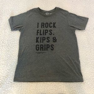 I rock Flips, Kips, and Grips gymnastics Shirt